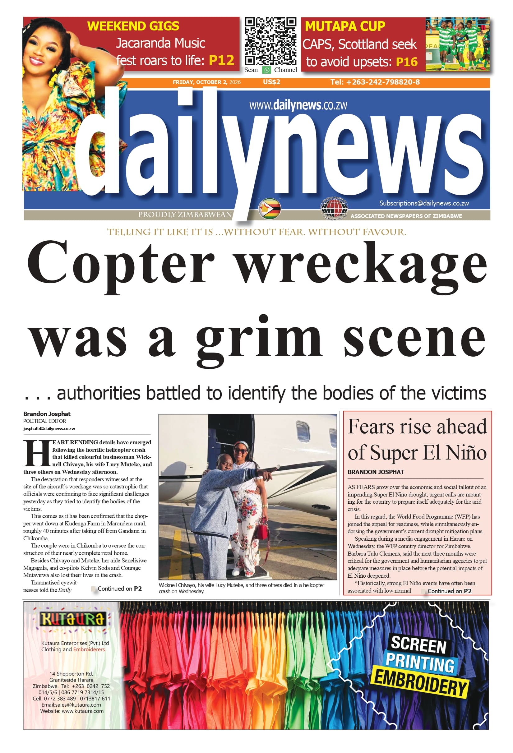 Friday 2 October 2026